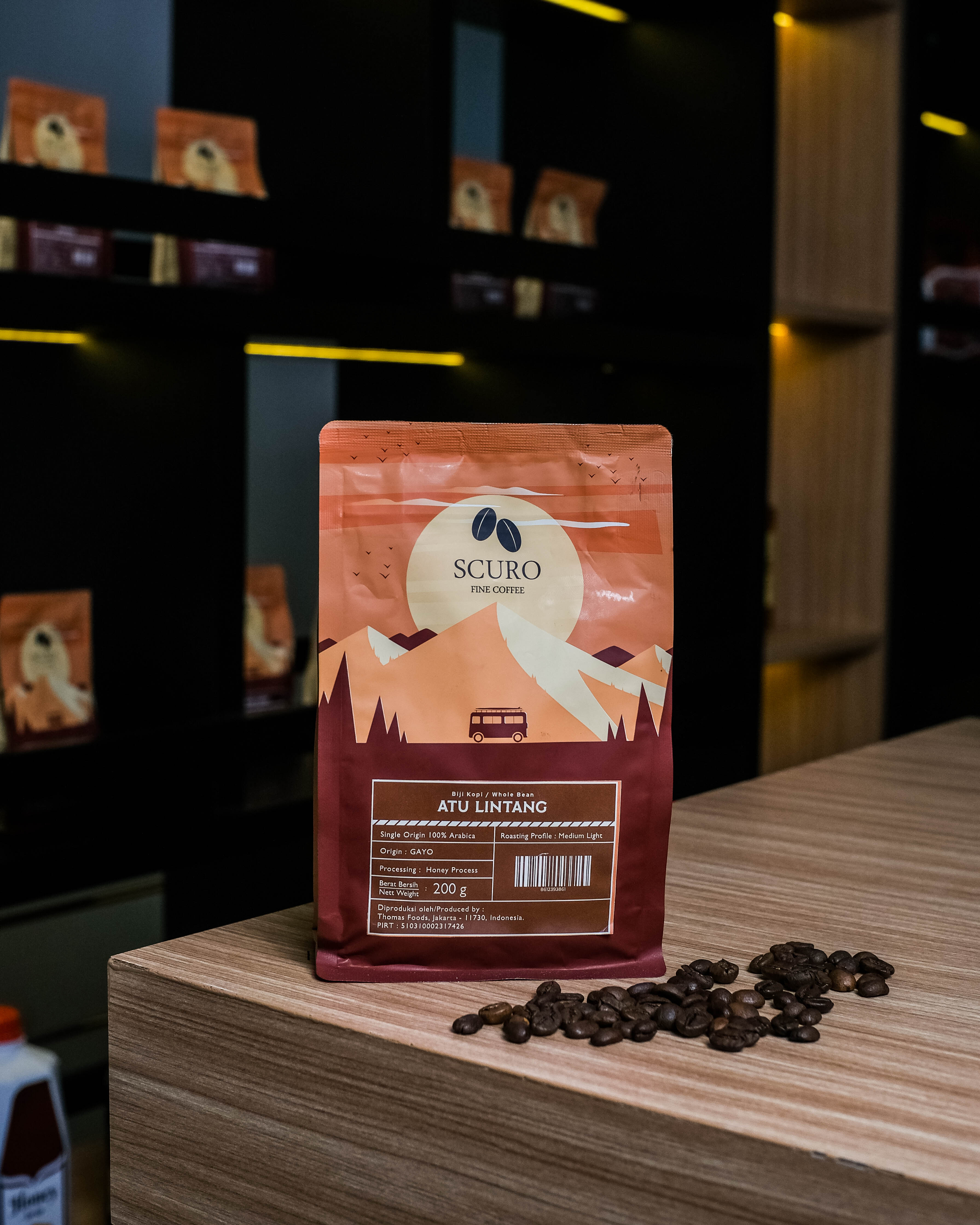 Scuro - Arabica Flores (Semiwash) Roasted Bean 200g